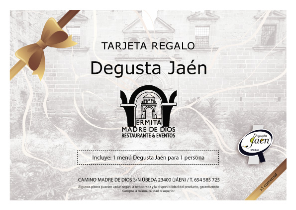 Tarjeta Regalo Degusta Jaén