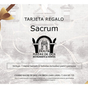 Tarjeta Regalo Sacrum