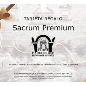 Tarjeta Regalo Sacrum Premium